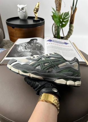 Asics gel-nyc beige grey green