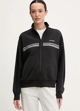 Urbanshop com ua кофта guess berthe цвет черный с аппликацией v6rq01 kcay2 размеры запитуйте