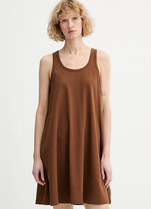 Urbanshop com ua marc o'polo сукня бавовняна коричнева однотонна 5000010188 розміри запитуйте