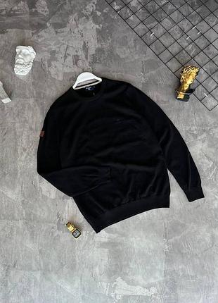 Свитер gant черный мужской