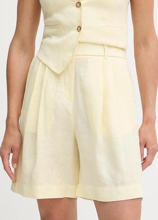 Urbanshop com ua united colors of benetton шорты женские льняные желтые high waist 4aghd901v размеры запитуйте