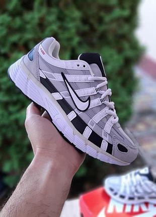Зимние термо кроссовки nike p-6000 серые с белым низкие женские зимние кроссовки найк р-6000