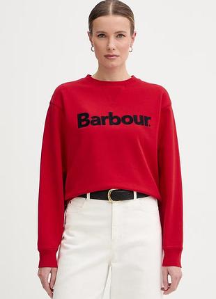 Urbanshop com ua barbour кофта женская хлопковая hartland красная lol0672 размеры запитуйте