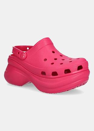 Urbanshop com ua шлепанцы crocs classic bae clog w женские цвет розовый на платформе 206302.6zq размеры запиту