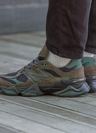 Кросівки new balance 9060 brown\haki хакі чоловічі