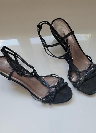 👡👡 босоніжки відкриті чорні базові  24,4-25 см