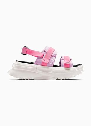 Urbanshop com ua сандалі converse run star utility sandal cx колір рожевий на платформі a15095c розміри запитуйте