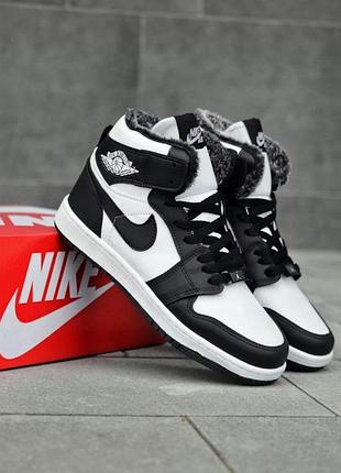 Кроссовки nike jordan 1 зимние мужские 44