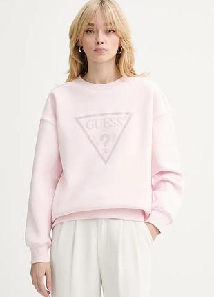 Urbanshop com ua кофта guess колір рожевий з принтом w6rq16 kb681 розміри запитуйте