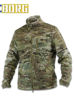 Флисовая кофта militex windblock tactical multicam mod. 5