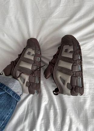 Жіночі кросівки найк аір мор nike air more uptempo low brown 37
