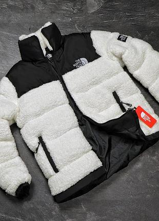 Куртка the north face sherpa nuptse зимняя белая мужская xl