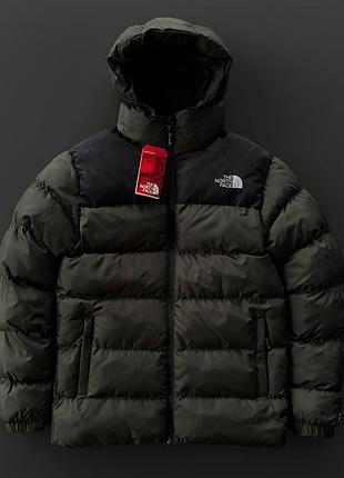 Куртка the north face зимова хакі чоловіча xl