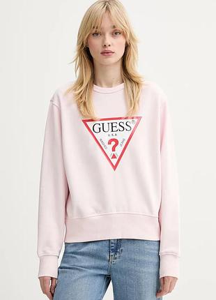 Urbanshop com ua кофта guess цвет оранжевый с принтом w2yq16 kba11 размеры запитуйте