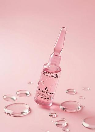 Ампули проти випадіння волосся kleral system selenium line dermin plus hair loss prevention, 10х6,5 ml