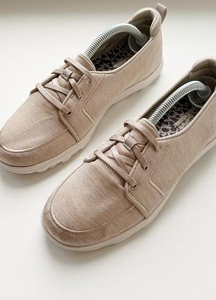 Женские лоферы, слипоны skechers on-the-go