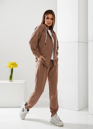 Костюм 476 кофе