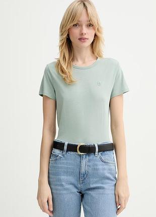 Urbanshop com ua футболка з домішкою шовку boss eventsa9 колір зелений 50555071 розміри запитуйте