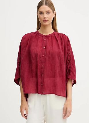 Urbanshop com ua sisley рубашка женская с лиоцелем бордо 5rbklq0b7 размеры запитуйте