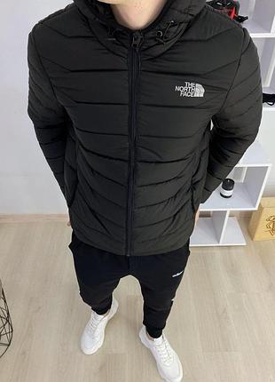 Куртка the north face зимняя черная мужская xl
