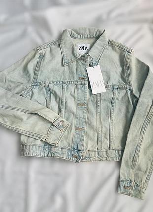 Джинсовий піджак zara