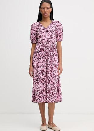 Urbanshop com ua marc o'polo сукня з віскозою рожева квіти 5000008258 розміри запитуйте