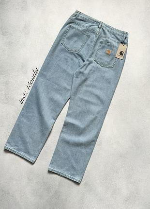 Джинсы carhartt relaxed fit черные синие голубые штаны кархарт голубой, 36
