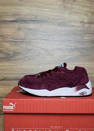 Puma trinomic бордовые