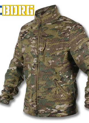 Флисовая кофта militex windblock tactical multicam mod. 4