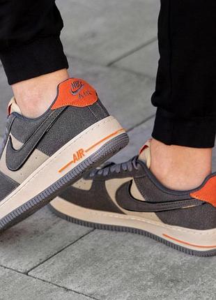 Кеды nike air force 1 low мужские коричневые 44