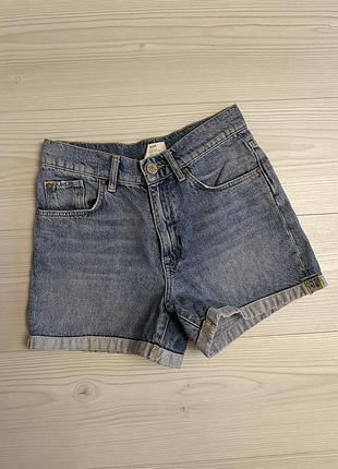 Джинсові шорти висока посадка colin’s vintage