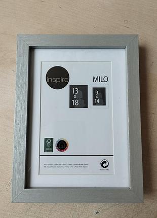 Фоторамка inspire milo белая 13х18см