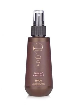 Двофазний спрей estima hydration & volume thermo protect spray термозахист для всіх типів волосся
