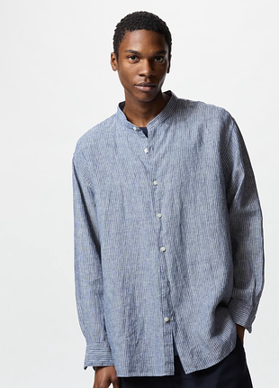 Сорочка лляна uniqlo (477645)