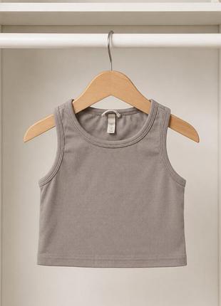 Жіноча майка в рубчик h&m, xs-s