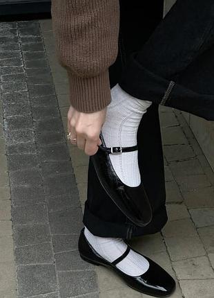 Лакові балетки zara розмір 37