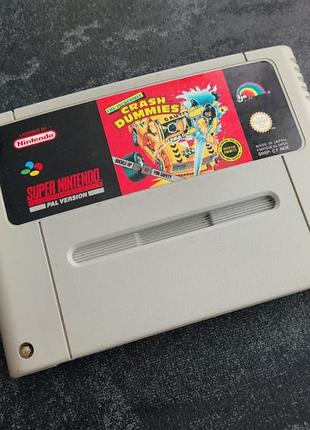 Картридж the incredibles crash dummies (super nintendo)