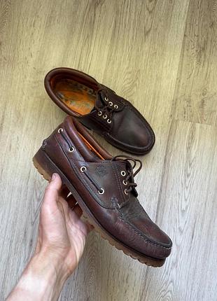 Шкіряні топсайдери timberland оригінал