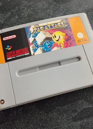 Картридж pac-attack (super nintendo)