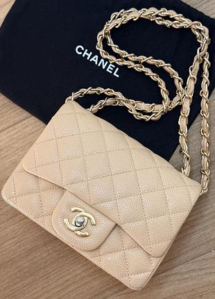 Сумка chanel mini square люкс 3