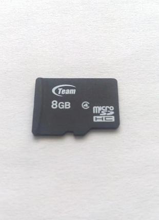 Карта пам'яті microsd 8 gb team micro sd hc 8 gb