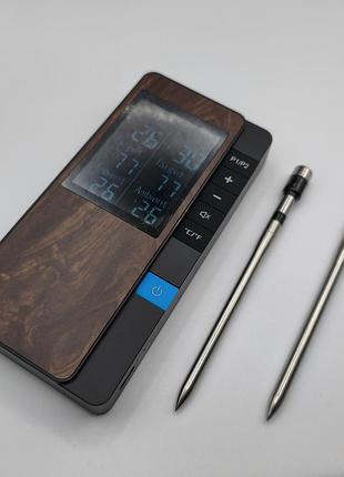 Бездротовий термометр для м'яса та барбекю chefbbq smart meat thermometer на 2 щупи, новий