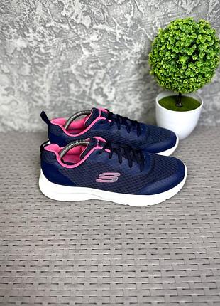 Skechers memory foam кроссовки 38 размер женские спортивные синие