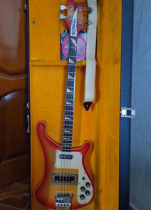 Бас-гитара westminster, модель rickenbacker, произведена в японии 1975-78