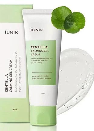 Iunik centella calming gel cream крем-гель для чувствительной кожи с центеллой 60 мл