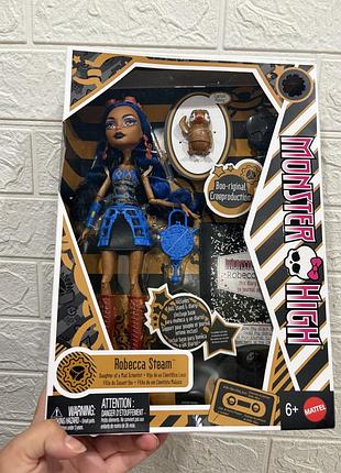 Кукла монстер хай робекка стим репродукция базовая первое поколение monster high robecca steam repro
