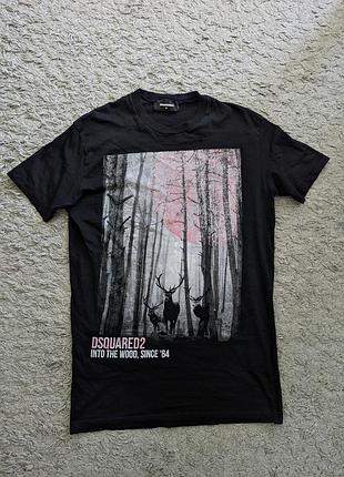 Футболка dsqurared2, size m стан идеален, плечи 45 подмышки 52 длина 77 продлена