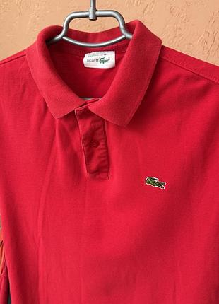 Поло lacoste original 🔴