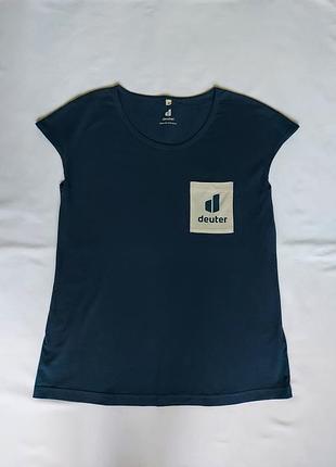 Немецкая хлопковая футболка deuter, m