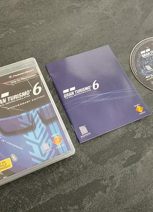 Диск gran turismo 6 anniversary edition (playstation 3)